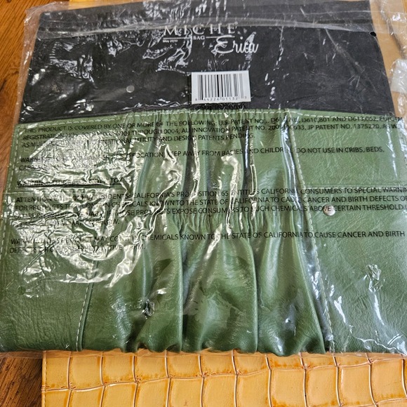 Miche Classic Black Base Bag with 7 Interchangeable Shells Animal Print Croc Lot - Picture 7 of 16